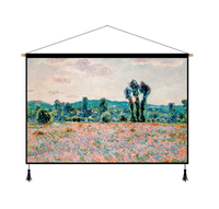 Tapisserie murale personnalisée avec peinture à l'huile impressionniste pour la décoration de salon, vente en gros