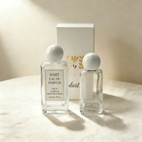Flacon de parfum vide en verre de luxe 1/1,3/3,3 OZ avec bouchon à bille |   Flacon vaporisateur d'eau de parfum personnalisé de 30 ml et 50 ml pour femmes et filles