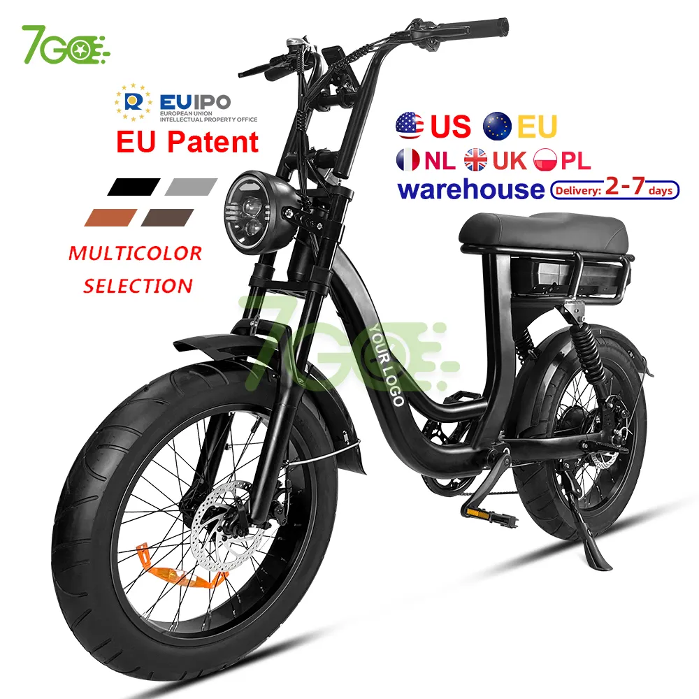 OEM ODM 풀 서스펜션 산 ebike 48V 500W 18.2AH 빠른 전기 도시 전자 자전거 자전거 지방 타이어 ebike 전기 자전거