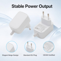 Adaptateur secteur OEM ODM 5V 3A 15W avec prise EU, fabricant d'alimentations à découpage pour systèmes de sécurité CCTV, routeurs et bandes LED