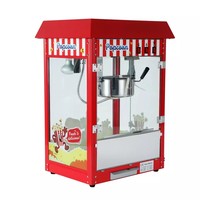 Machine à Popcorn Commerciale d'Extérieur Professionnelle avec Chariot et Machine à Barbe à Papa