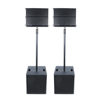 Altavoz de Audio Profesional - Sistema de Altavoces Activos de Línea de 12 Pulgadas - Sistema de Efectos de Sonido Activos