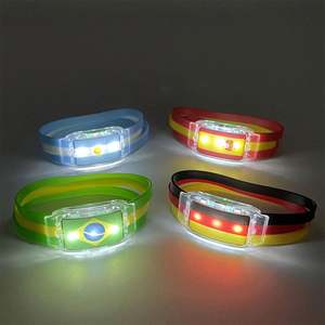 Pulseras LED con Logotipo Personalizado para Eventos - Pulseras Luminosas al por Mayor con Diseño de Bandera Nacional, Banda de Silicona Ajustable - Product Image 1