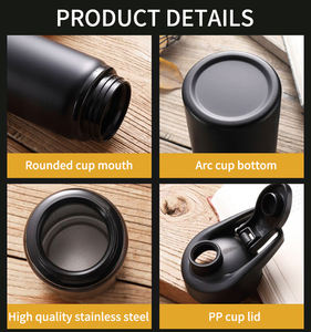 Vente en gros personnalisé <span class=keywords><strong>Contigo</strong></span> sublimé isolé simple paroi en acier inoxydable inserts de voyage en métal tasses de voiture avec poignée 500ml/700ml - Product Image 5