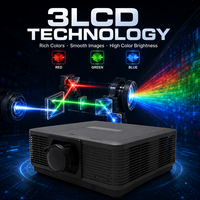 Projecteur 3LCD WUXGA 10000 ANSI avec lentilles optionnelles, déplacement de la lentille, HDBaseT et installation à 360 degrés