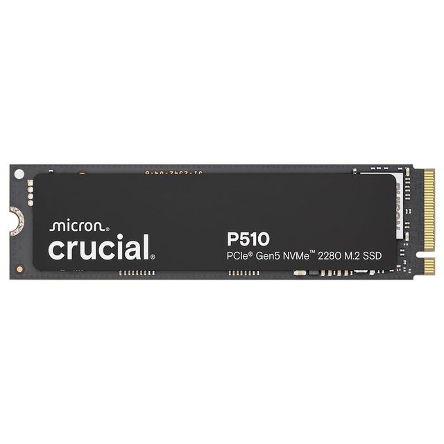 Crucial P510 PCIe Gen5 NVMe SSD up to 11000MB/s TLC NAND Laptop & Desktop Compatible, for Gamers & Creatives, Solid State Drive