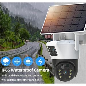 HD 1080P Cámara solar inalámbrica inteligente Batería de baja potencia WiFi para construcción y bienes raíces - Product Image 5