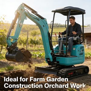 Мини-экскаватор R322L 1.8T с переменным поршневым насосом, двигателем Kubota, удлиненной стрелой для глубокой землеройной работы, на резиновых гусеницах - Product Image 5