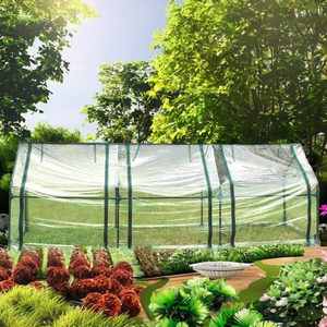 Eco-Friendly PVC Mini 3-Doors <strong>Greenhouse</strong> for Outdoor Hydroponic Flowers with Steel and Metal Frame - Product Image 1