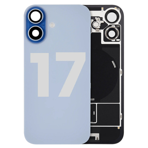 Cache arrière de téléphone portable avec lentille en verre et câble flexible NFC pour remplacement <span class=keywords><strong>iPhone</strong></span> 17 - Product Image 1