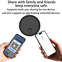 Rastreador Inalámbrico de Doble Sistema ABS, Funciona con IOS Find My y Android Google Find Device, Etiqueta de Posicionamiento Antipérdida