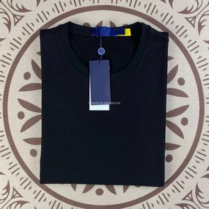 T-shirt estiva in puro cotone lavorato a maglia Ralph Lauren per uomo e donna, tinta unita, girocollo, a maniche corte, ricamata, vestibilità ampia, tessuta - Product Image 3