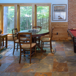 Couleur rouillée naturel extérieur antidérapant jardin rugueux <span class=keywords><strong>ardoise</strong></span> pierre revêtement de sol carrelage <span class=keywords><strong>ardoise</strong></span> carrelage finisseur pour patio - Product Image 2