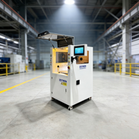 Equipo de Pulverización Ultrasónica Automático de 220V, Compacto, para Producción en Masa, con Bomba de Jeringa de Flujo Constante y Atomización