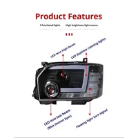 Kit de phares à LED complets pour Toyota Hiace 2005-2018 avec feux de jour - Accessoires automobiles