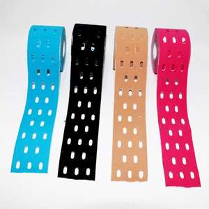Kintape 허리 통증 운동 플러스 보호 물리 치료 치료를 위한 구멍을 가진 구멍을 가진 구멍을 가진 구멍을 뚫은 면 kinesiology 테이프 - Product Image 6