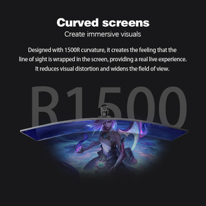 Monitor de Juegos LCD Curvo para PC de 49 Pulgadas con Diseño Profesional, Resolución 4K, Pantalla de 165Hz, Full HD, Vertical, para Escritorio - Product Image 2