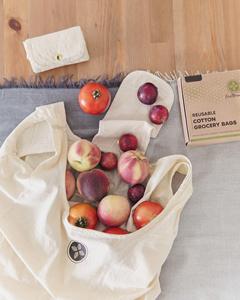 <b>Foldable</b> Cotton Grocery <b>Bags</b> - Product Image 6