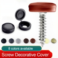 Accessoires de quincaillerie pour meubles M4 M5 vis autotaraudeuse couvercle décoratif en laiton de titane de protection vis de connexion en plastique