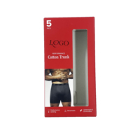 Boîtes d'emballage personnalisées pour sous-vêtements pour hommes, avec logo et couleur personnalisés, avec gaufrage pour les petites entreprises