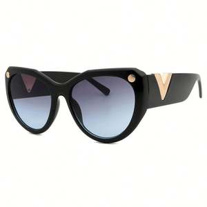Gafas de Sol de Moda 2021, Estilo Vintage, Montura Grande, Ojo de Gato, UV400, Degradado, para Mujer, Gran Venta - Product Image 6