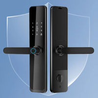 Nouvelle conception de serrure intelligente électrique avec télécommande par application Wifi, avec stockage dans le cloud pour porte en verre, maison, appartement