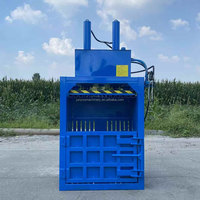 Station de tri des déchets semi-automatique verticale, presse à balles hydraulique, machine d'emballage, presse à balles compacte 10T/30T/60T