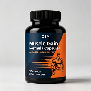 Muscle Gain Formula Capsules <b>Creatine</b> <b>Monohydrate</b> Sports Nutrition Adult Lean Muscle Growth Supplement Natural Enhances Athletic - Product Image 1
