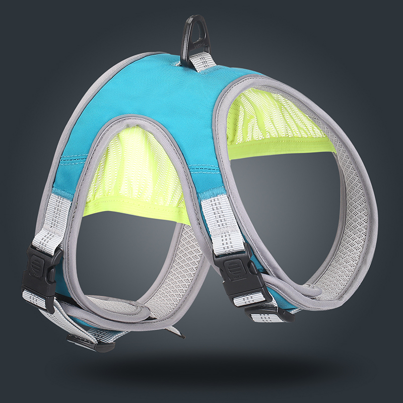 Customized Hot selling Pet Leash Set With Reflective Strips Comfortable Breathable Harness For Pet Dog