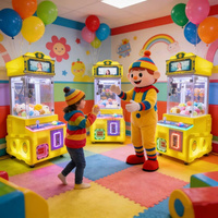 Nouvelle conception de machine de jeu d'arcade miniature de qualité commerciale avec animation LED, garantie 1 an, attrape-prix pour centres commerciaux et salles de jeux