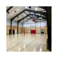 Pabellón Deportivo de Estructura de Acero Prefabricada - Gimnasio Modular de Gran Envergadura para Baloncesto/Bádminton
