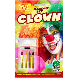 Base de Maquillaje Clown White con 4 Lápices - Product Image 1