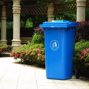 Buon prezzo colore personalizzato di plastica all'aperto 240 litro <span class=keywords><strong>pattumiera</strong></span> - Product Image 6
