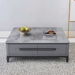 Moderner Marmor-Couch tisch mit <span class=keywords><strong>TV</strong></span>-Ständer und Tisch für zeitgenössische Wohnkultur - Product Image 4