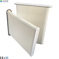 Filtre à poussière industriel, filtre à panneaux plissés, filtre à panneaux plats en polyester PTFE, antistatique, HEPA, remplacement du filtre à panneaux pour gaz et huile