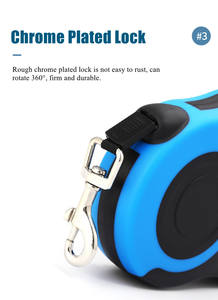 Correas largas retráctiles para perros, accesorio ajustable de fábrica con Control remoto Premium, 5m, 8m, 10m - Product Image 5