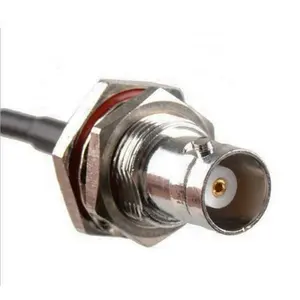 Conector macho para bnc fêmea coaxial macho dc, conector macho para bnc fêmea sma, fio conector Rg316 fêmea Rg316