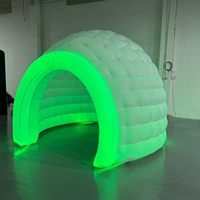 Tente dôme gonflable pour mariage, événement, boîte de nuit, fête, tente dôme gonflable, tente igloo avec souffleur d'air