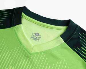 Maillot de football par sublimation 100 % polyester, personnalisable avec logo, tenue de match d'équipe, séchage rapide, respirant, haut d'uniforme de football - Product Image 3