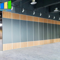 Système de cloison acoustique pliable et mobile pour bureau et salle de banquet