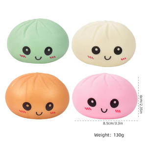Pâte à presser douce anti-stress, boule anti-anxiété géante en forme de dumpling mystère, jouet sensoriel Squishy - Product Image 6