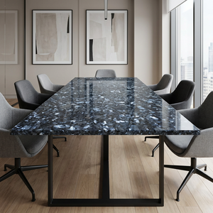 Granite bleu perle - Comptoir de cuisine et de salle de bain moderne, surface polie durable - Product Image 5