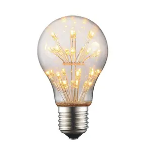 مصباح LED فائق الجودة للسماء المرصعة بالنجوم, مصباح LED فائق الجودة ، مصباح اديسون A60 3W E27 110V 220V