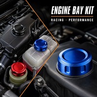 Kit de personnalisation de compartiment moteur en aluminium CNC usiné sur mesure – Capuchons usinés avec précision pour performance automobile de course – OEM ODM