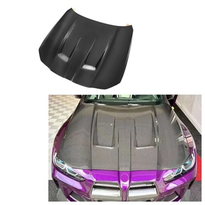 Cofano Motore Anteriore in Vera Fibra di Carbonio per BMW G80 M3 G82 G83 M4 2020+ Sostituzione Cofano Anteriore in Fibra di Carbonio G80 M3 - Product Image 1