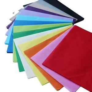 17gsm fábrica de papel de color al por mayor directo barato de alta calidad papel tisú flor regalo ropa zapatos embalaje papel de regalo