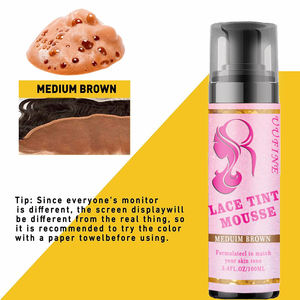 Uufine Private Label finitura naturale pizzo colore pizzo <span class=keywords><strong>tinta</strong></span> fusione Mousse per <span class=keywords><strong>capelli</strong></span> per le donne parrucca per <span class=keywords><strong>capelli</strong></span> pizzo - Product Image 4