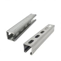 BPJS pour profilés en acier, cuivre, fer, en forme de C, à fentes, type Unistrut, avec traitement de surface en zinc, aluminium, magnésium pour la gestion des chemins de câbles