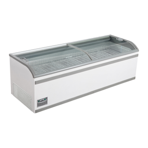 製造島胸フリーザースーパーマーケット冷凍装置アイスクリーム肉と肉の展示用フリーザーショーケース - Product Image 2