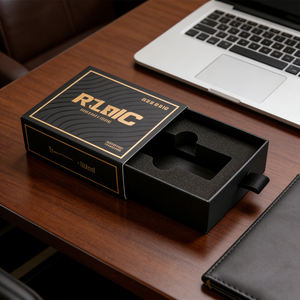 Boîte <span class=keywords><strong>de</strong></span> rangement personnalisée haut <span class=keywords><strong>de</strong></span> gamme pour <span class=keywords><strong>cartouches</strong></span>, résistante aux enfants, avec doublure en éponge, design gaufré, en carton recyclé écologique - Product Image 2